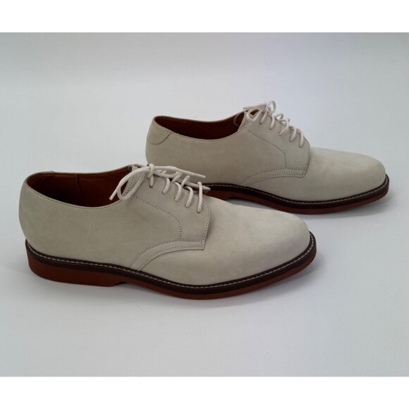 Alan Payne Other - Alan Payne Buck II 10.5M Mens Suede Lace-Up Dress Shoes In Beige Made In Brazil